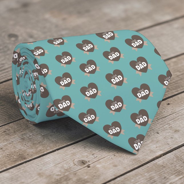 Father's Day Dad Pattern Necktie Tie Krawatte (Von Creator hochgeladen)