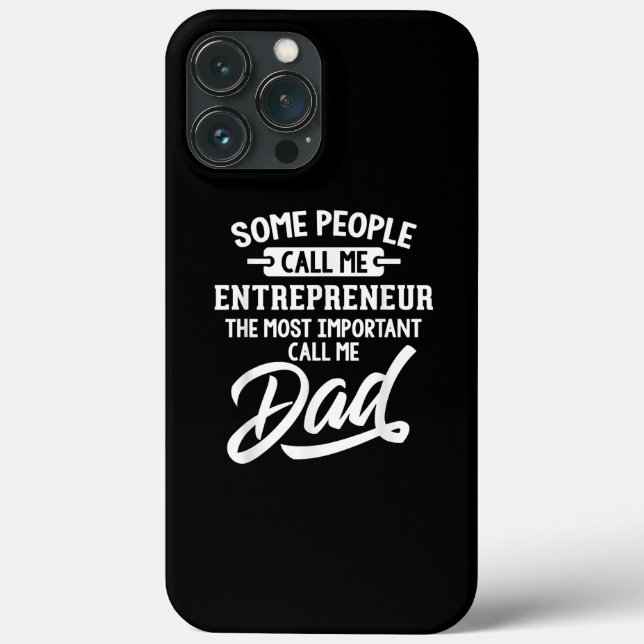 Fathers Day Design for an Entrepreneur Dad  Case-Mate iPhone Hülle (Rückseite)