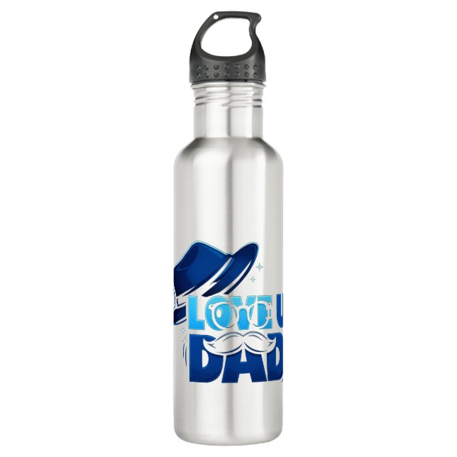 father's day edelstahlflasche (Vorderseite)