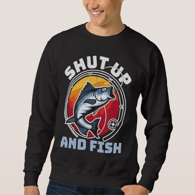 Father's Day Fishing Fisherman  6 Sweatshirt (Vorderseite)