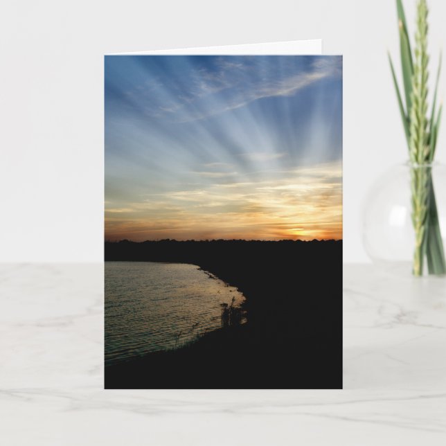 Father's Day for dad with baby in Heaven Karte (Vorderseite)