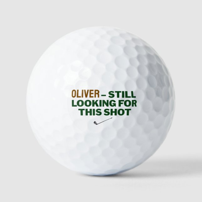 Fathers Day Golf Dad Still Looking Design Golfball (Vorderseite)