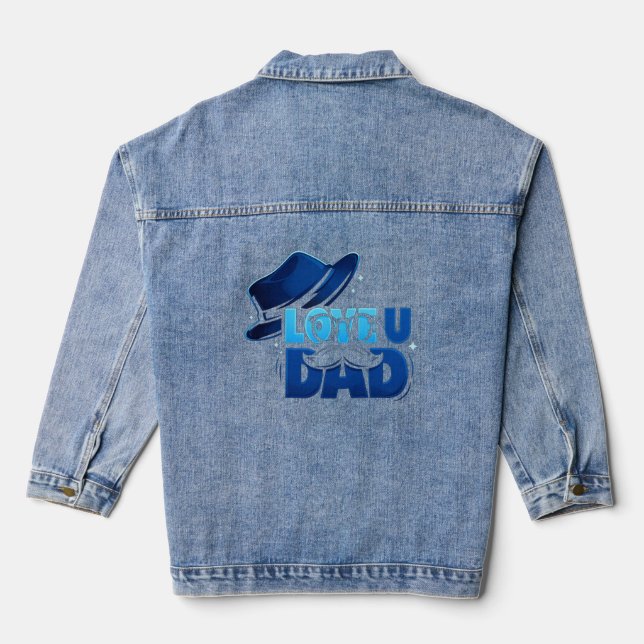 father's day jeansjacke (Rückseite)