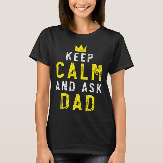 Fathers Day Papa Best Dad Ever Fatherhood Daddy  5 T-Shirt (Vorderseite)