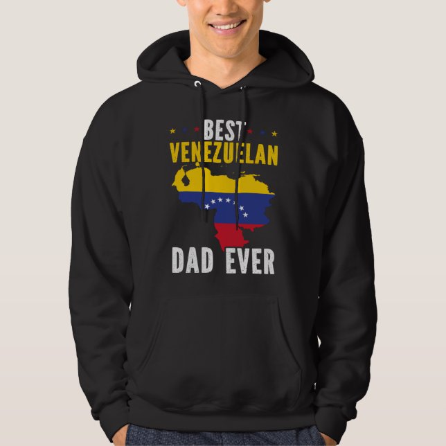 Fathers Day Papa Best Dad Ever Fatherhood Daddy Hoodie (Vorderseite)