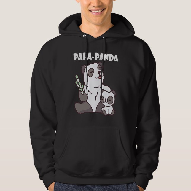 Father's Day  Papa Panda  1 Hoodie (Vorderseite)