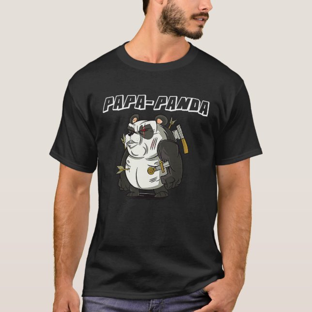 Father's Day  Papa Panda  1 T-Shirt (Vorderseite)