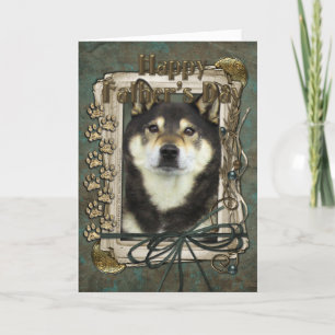 Fathers Day - Stone Paws - Shiba Inus - Yasha Karte