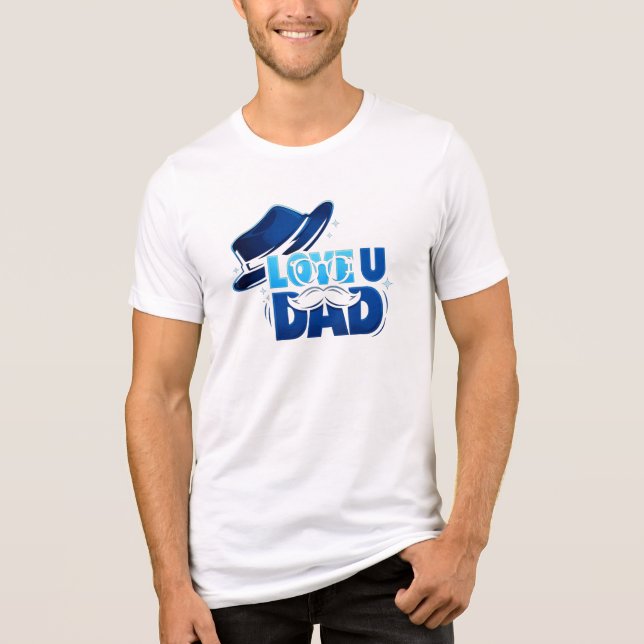father's day Tri-Blend shirt (Vorderseite)