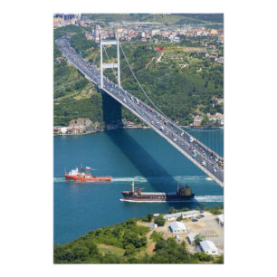 Fatih Sultan Mehmet Bridge über den Bosporus, Fotodruck