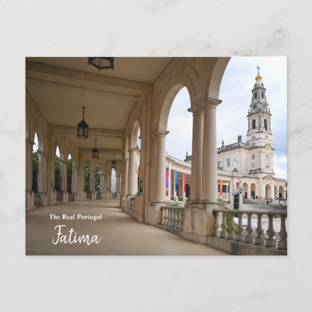 Fatima - Das echte Portugal Postkarte (Vorderseite)
