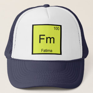 Fatima Name Chemie Element Periodensystem Truckerkappe