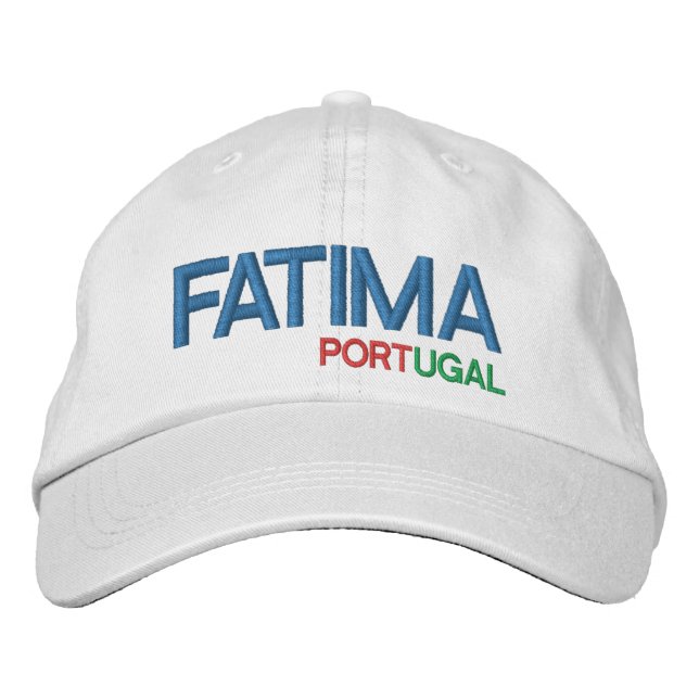Fatima Portugal Baseball Cap Bestickte Kappe (Vorderseite)