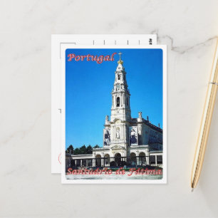 Fatima Shrine - Portugal - Postkarte