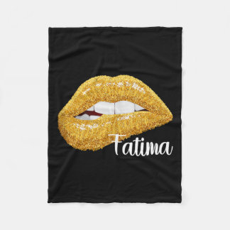 Fatima - Vorname Geschenk ärmellos Fleecedecke
