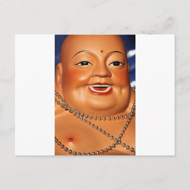 Fatorange Buddha Postkarte (Vorderseite)