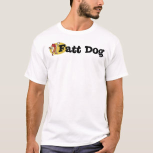 Fatt Hundelogo-T-Shirt (nur Vorderseite) T-Shirt