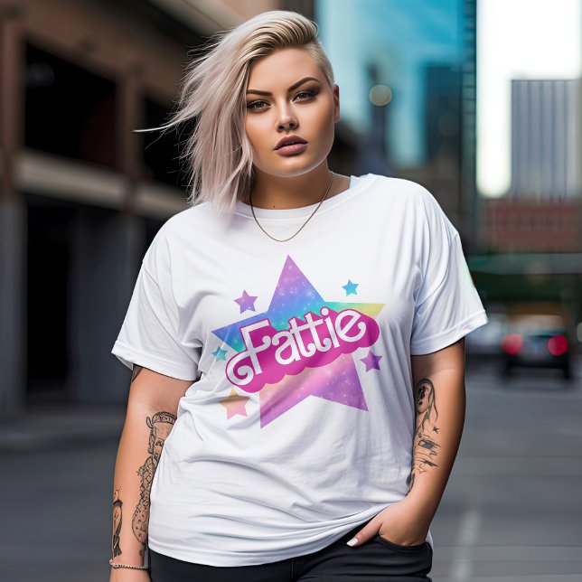 Fattie Plus Größe BBW Fett Girl Retro 90er Jahre S T-Shirt (Von Creator hochgeladen)
