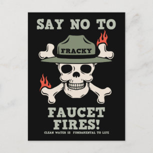 Faucet Fires Postkarte