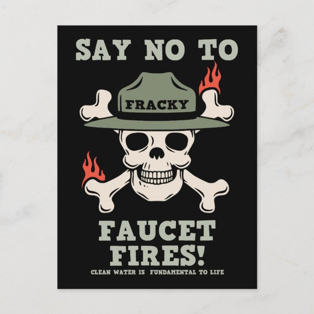 Faucet Fires Postkarte (Vorderseite)