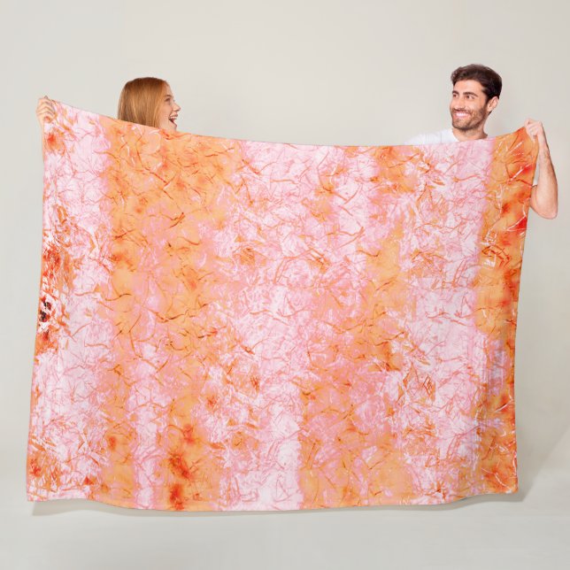 Fauch couro de salmão, esbranquiçado fleecedecke (Beispiel)