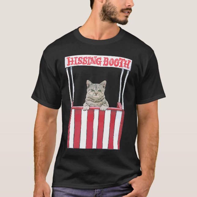 Fauchender Stand-Kätzchen-Katze-Fellmutter-Fellvat T-Shirt (Vorderseite)