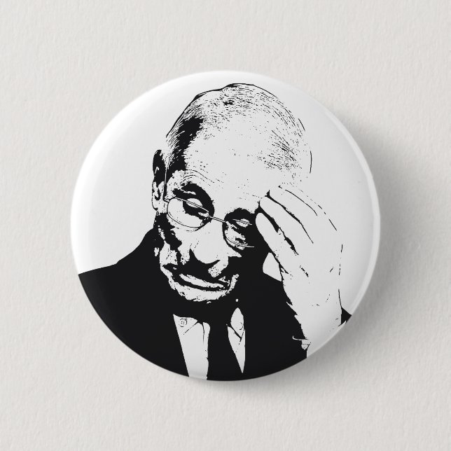 Fauci Facepalm Button (Vorderseite)