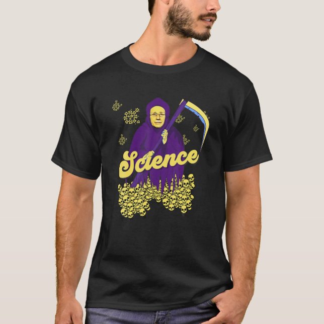 Fauci Science Grim Sensenmann Dr. Fauci nicht mein T-Shirt (Vorderseite)