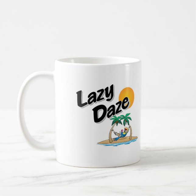 Faule Dazy Papageien-Kaffee-Tasse Kaffeetasse (Links)