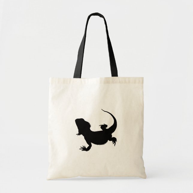 Faule Eidechse Tragetasche (Vorne)