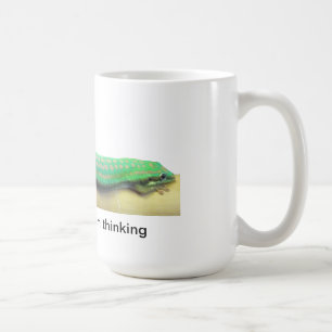Faule grüne Gecko-Tasse Tasse