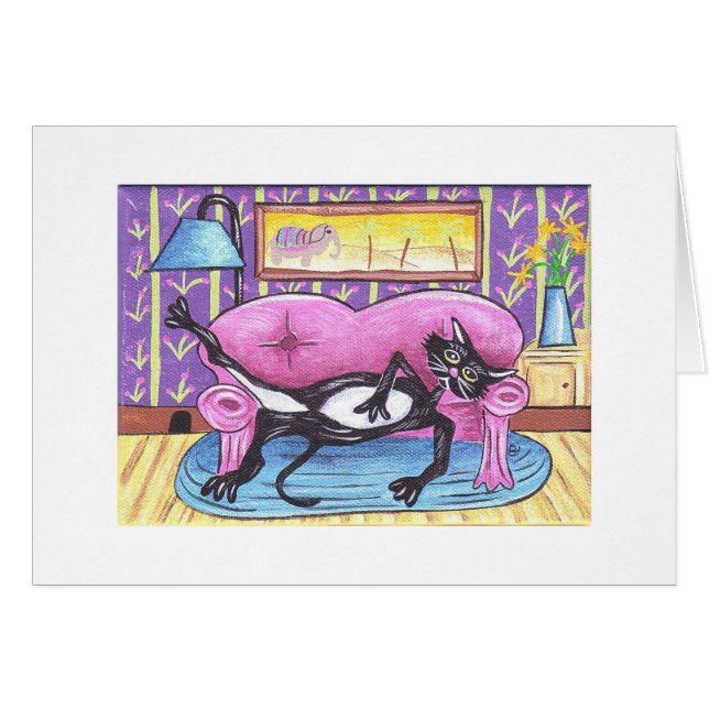 faule Katze (Vorderseite (Horizontal))