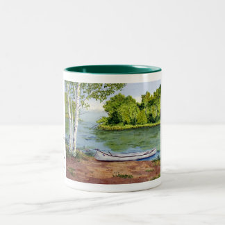 Faule Northwoods Kanu-Reise-Tasse Zweifarbige Tasse