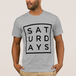 faule quadratische Art T-Stück Samstages T-Shirt
