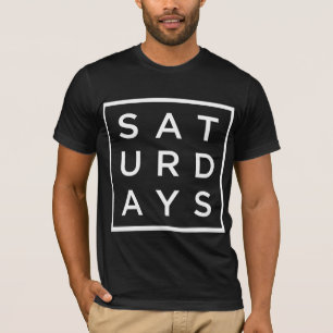 faule quadratische Art T-Stück Samstages T-Shirt