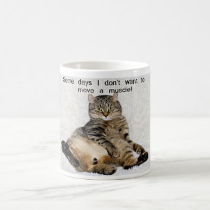 Faule Tageskatze Tasse