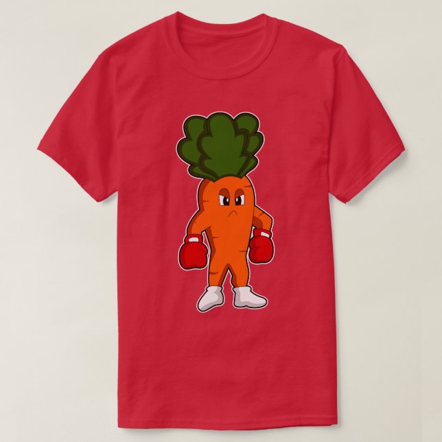 faulen als Boxer mit Boxhandschuhen T-Shirt (Design vorne)