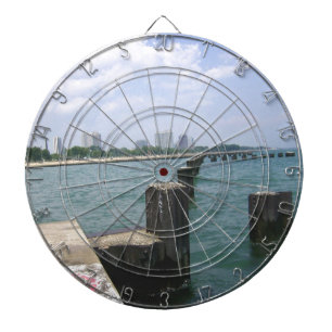 Faulenzen am Dock Dartscheibe