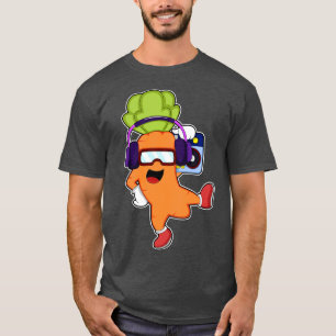faulenzen bei Musik mit Headphone T-Shirt