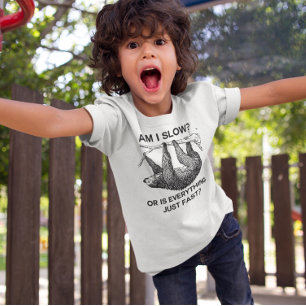 Faulenzen bin ich langsam? T-Shirt