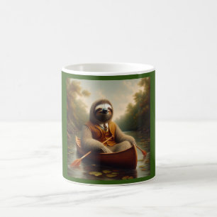 Faulenzer in Kanufahrt Kaffeetasse
