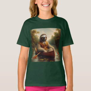 Faulenzer in Kanufahrt T-Shirt