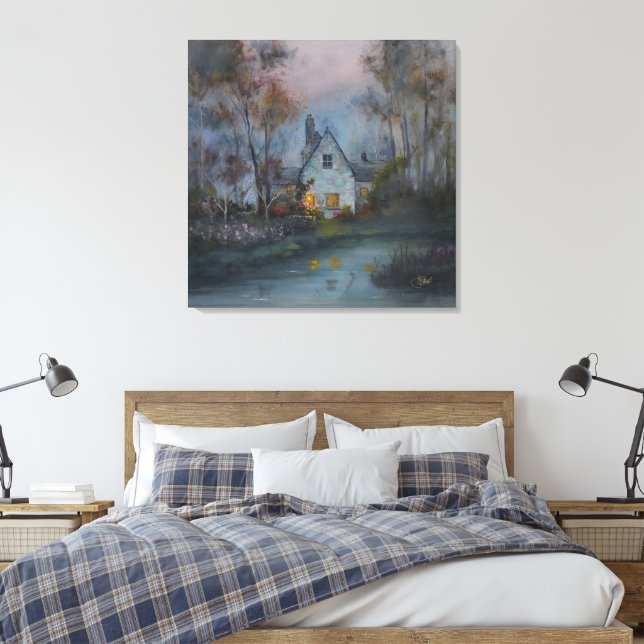 "Faulenzer-Tage" Leinwanddruck (Insitu (Schlafzimmer))