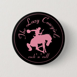 Fauler Cowgirlsknopf Button
