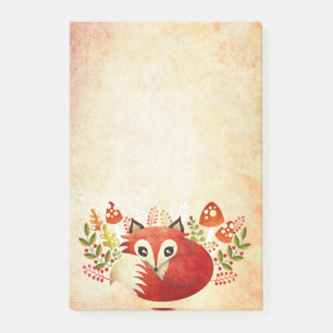 Fauler Foxy-Notizen 4x6 Post-it Klebezettel