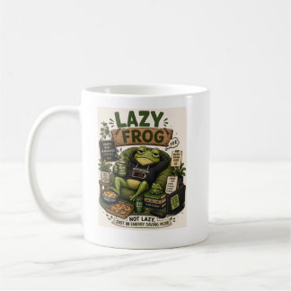 Fauler Frosch Energiesparmodus Kuscheliger Frosch Kaffeetasse
