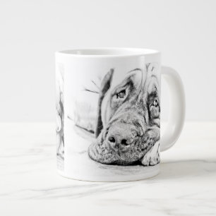 Fauler Mastiff Jumbo-Tasse