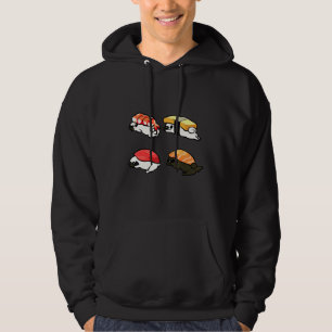 Fauler Mops Sushi Hoodie