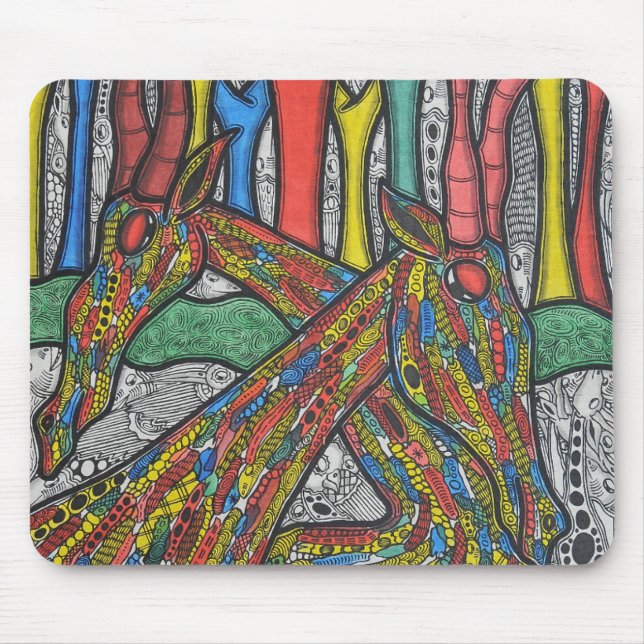 Fauler Nachmittag Mousepad (Vorne)