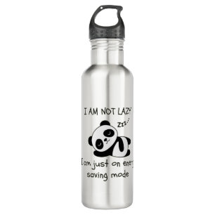 fauler Panda Edelstahlflasche